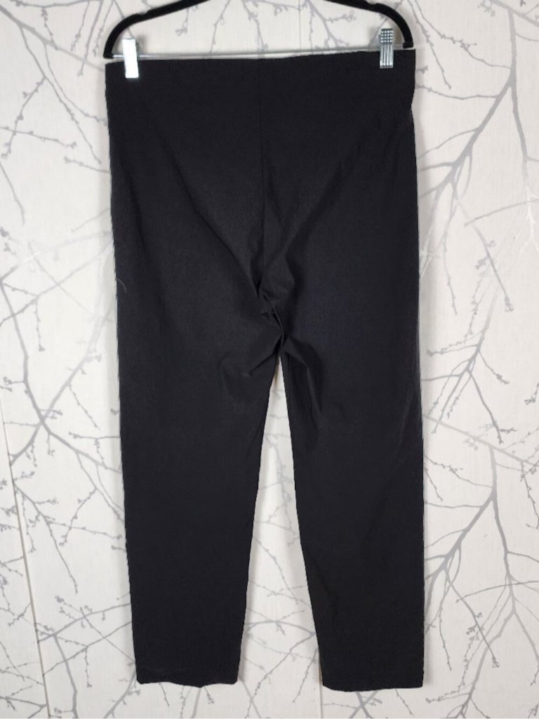 Franne Golde Nwt Black Pull On High Rise All Season Classic Pants — image 3 of 8